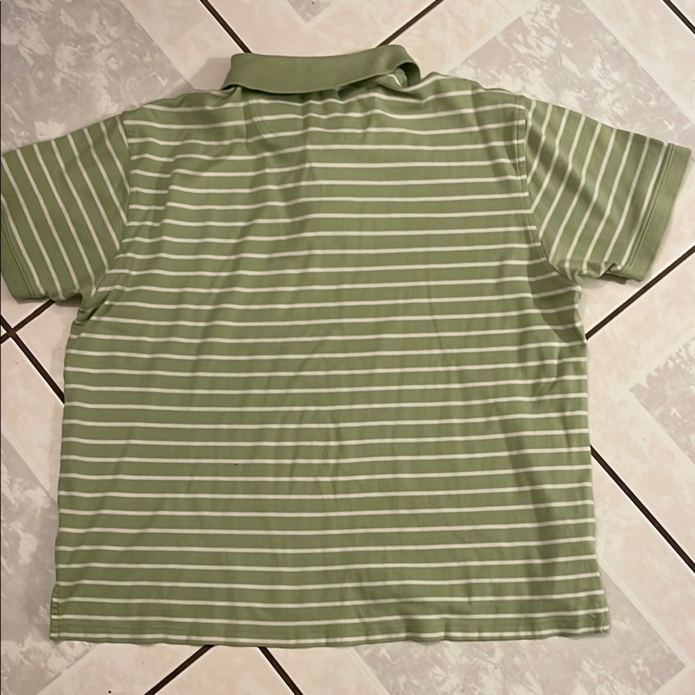 St. John's Bay Vintage Sage Green Polo Shirt - Picture 4 of 4